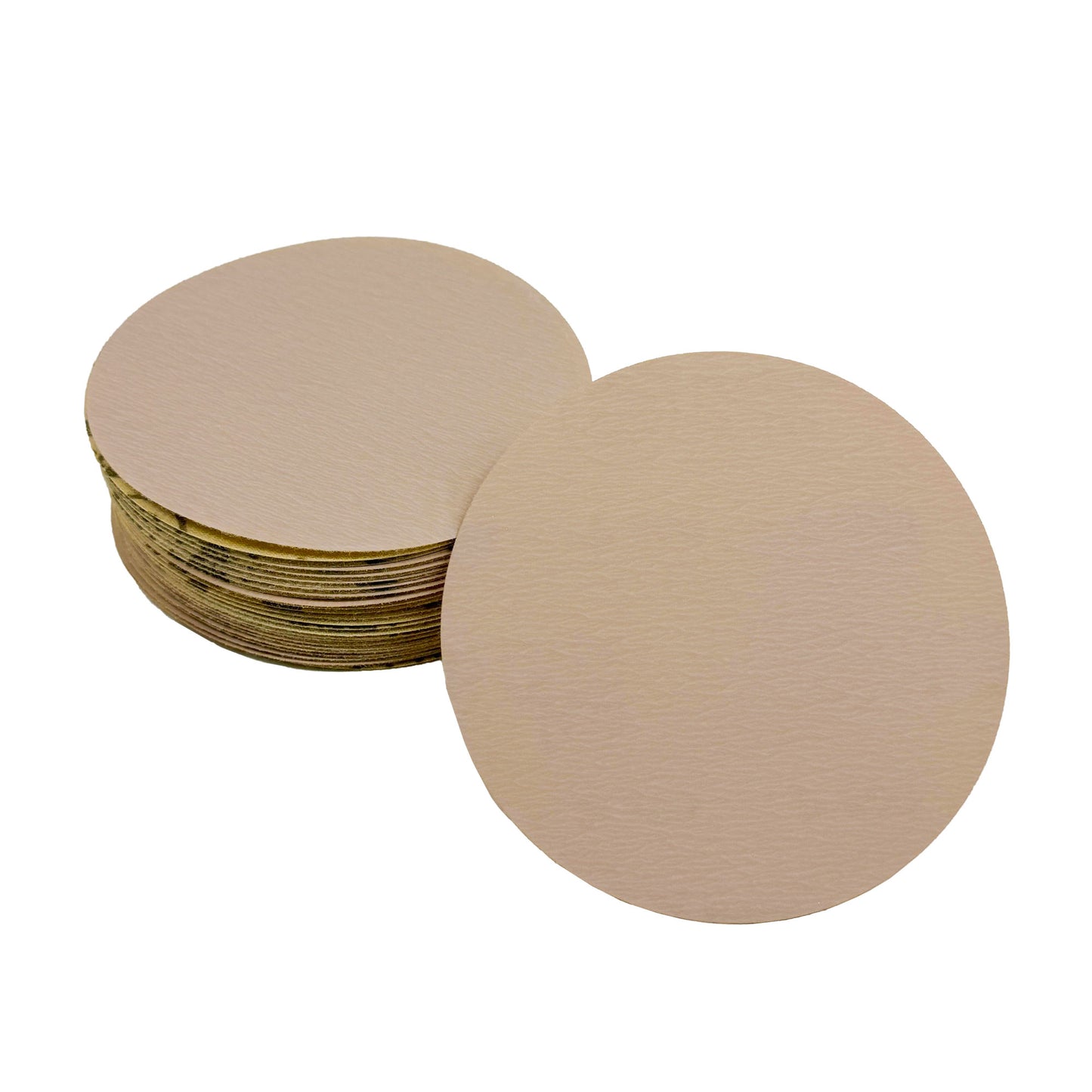 5" White Hook & Loop Aluminum Oxide Sanding Discs | Pack of 50