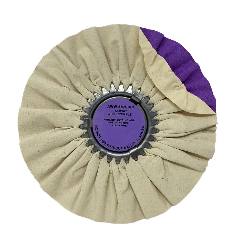 White/Purple Cloth Cut & Color Airway