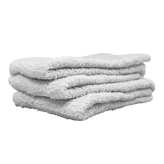 3-Pack: 16" x 19" Ribbed Terry Cloth Towels for Metal Polishing